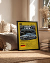 Audi RS4 Poster Tablosu