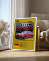 Audi RS6 Poster Tablosu