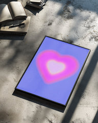 Aura Heart Poster Tablosu