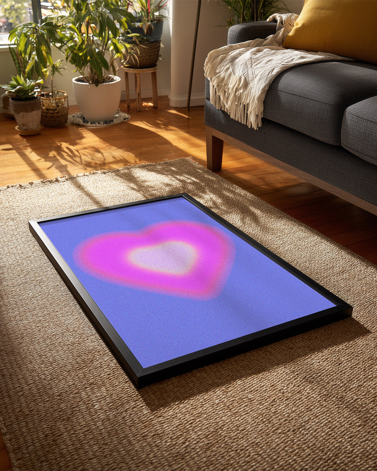 Aura Heart Poster Tablosu