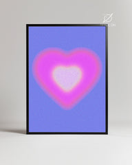 Aura Heart Poster Tablosu