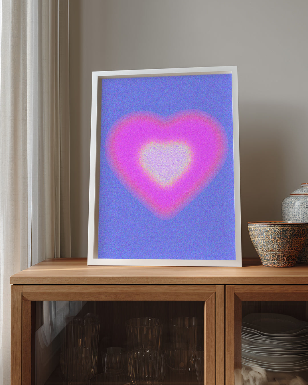 Aura Heart Poster Tablosu
