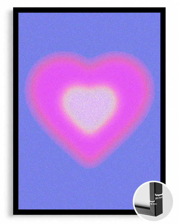 Aura Heart Poster Tablosu