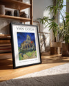 Auversdeki Kilise - Vincent van Gogh - 1890 Poster Tablosu