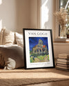 Auversdeki Kilise - Vincent van Gogh - 1890 Poster Tablosu