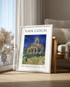 Auversdeki Kilise - Vincent van Gogh - 1890 Poster Tablosu