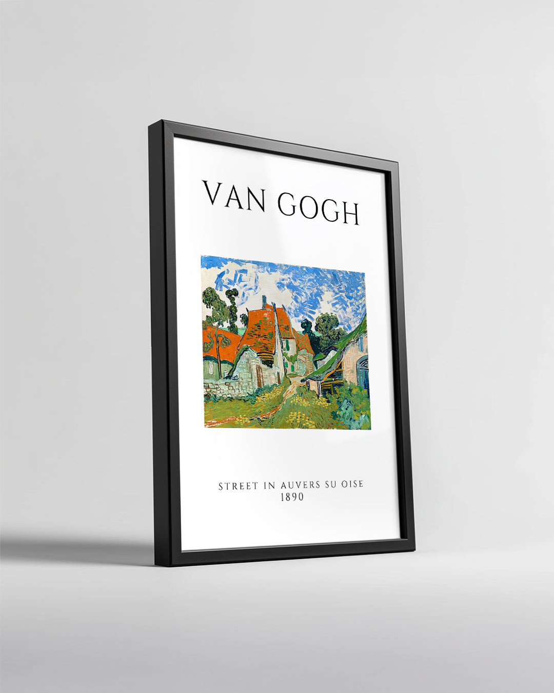 Auverste Sokak - Vincent van Gogh - 1890 Poster Tablosu