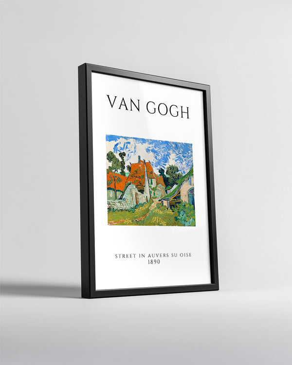 Auverste Sokak - Vincent van Gogh - 1890 Poster Tablosu