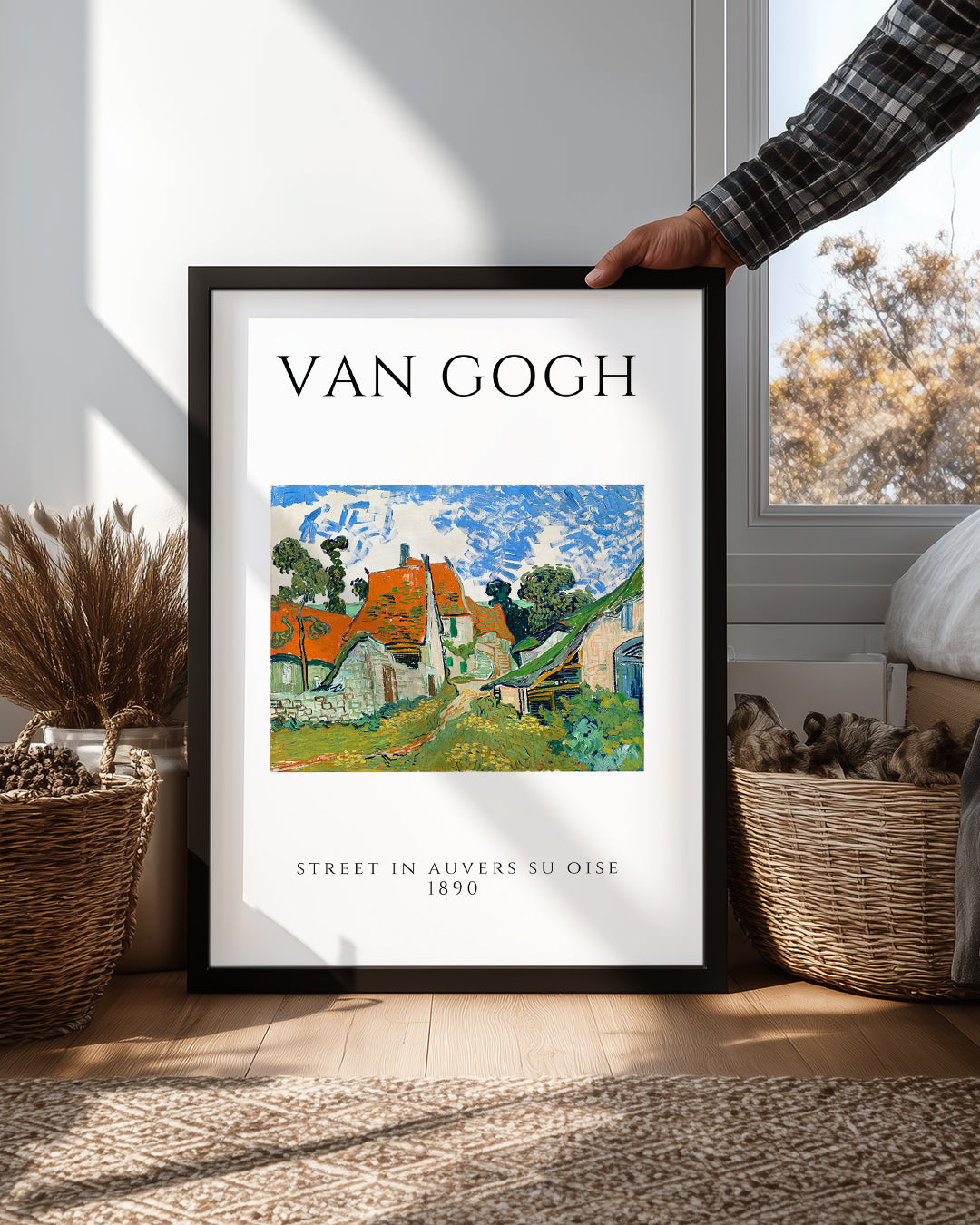 Auverste Sokak - Vincent van Gogh - 1890 Poster Tablosu