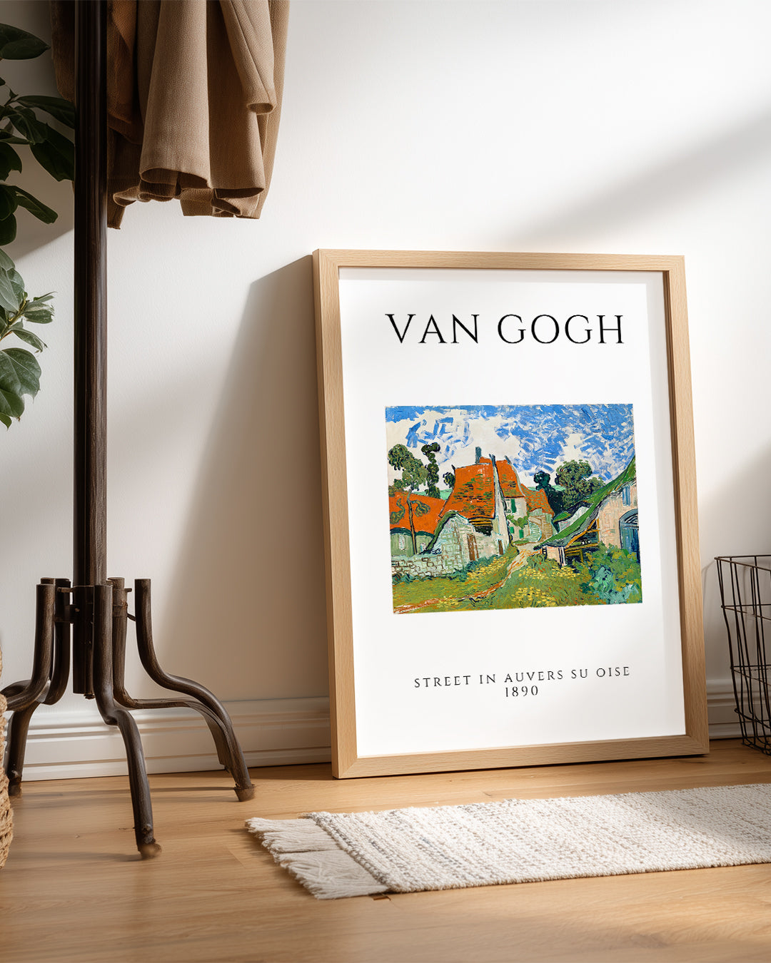 Auverste Sokak - Vincent van Gogh - 1890 Poster Tablosu