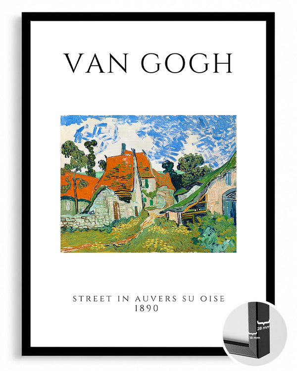 Auverste Sokak - Vincent van Gogh - 1890 Poster Tablosu