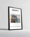 Aval Koyu Étretat - Claude Monet - 1885 Poster Tablosu