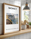 Aval Koyu Étretat - Claude Monet - 1885 Poster Tablosu