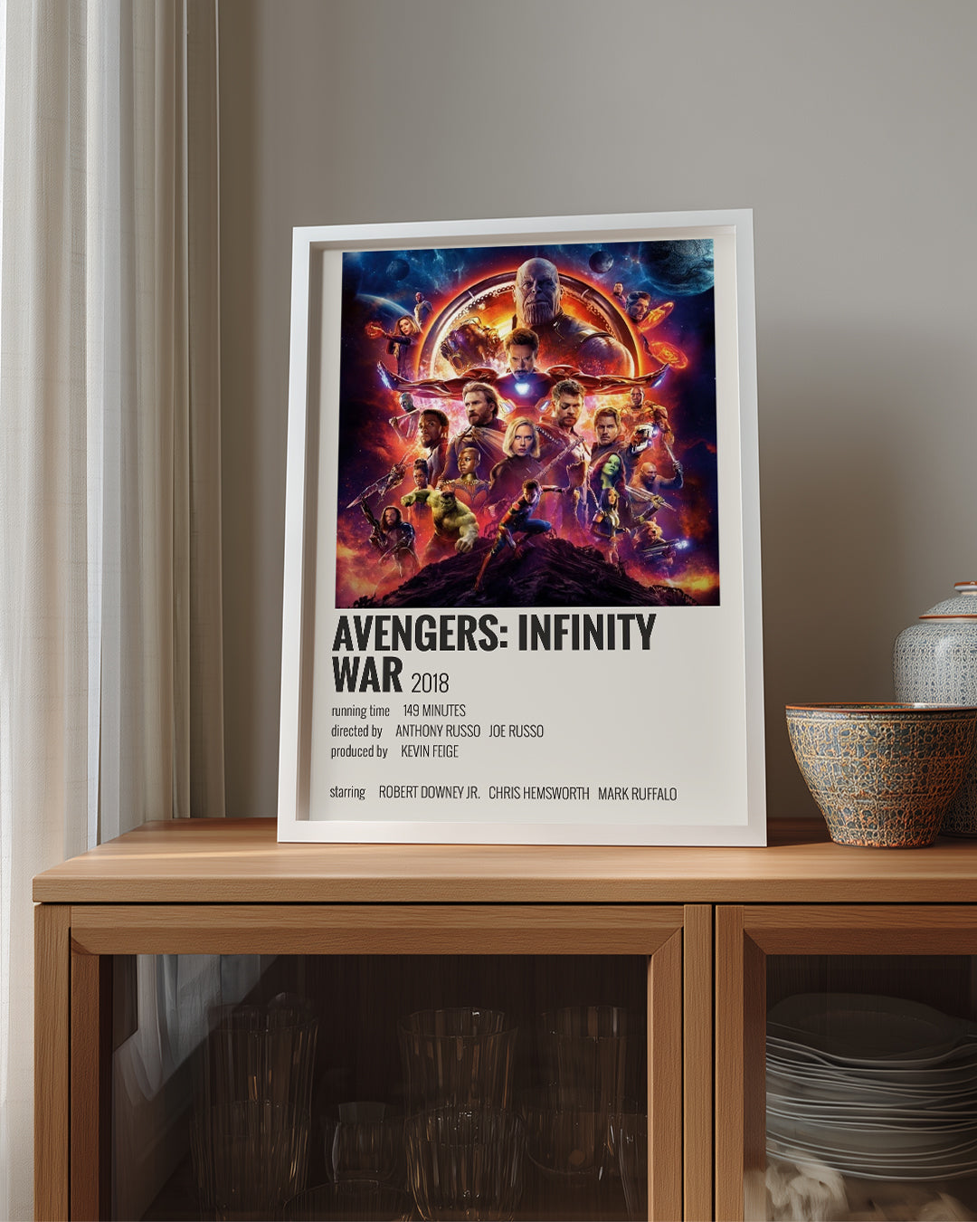 Avengers Infinity War Poster Tablosu