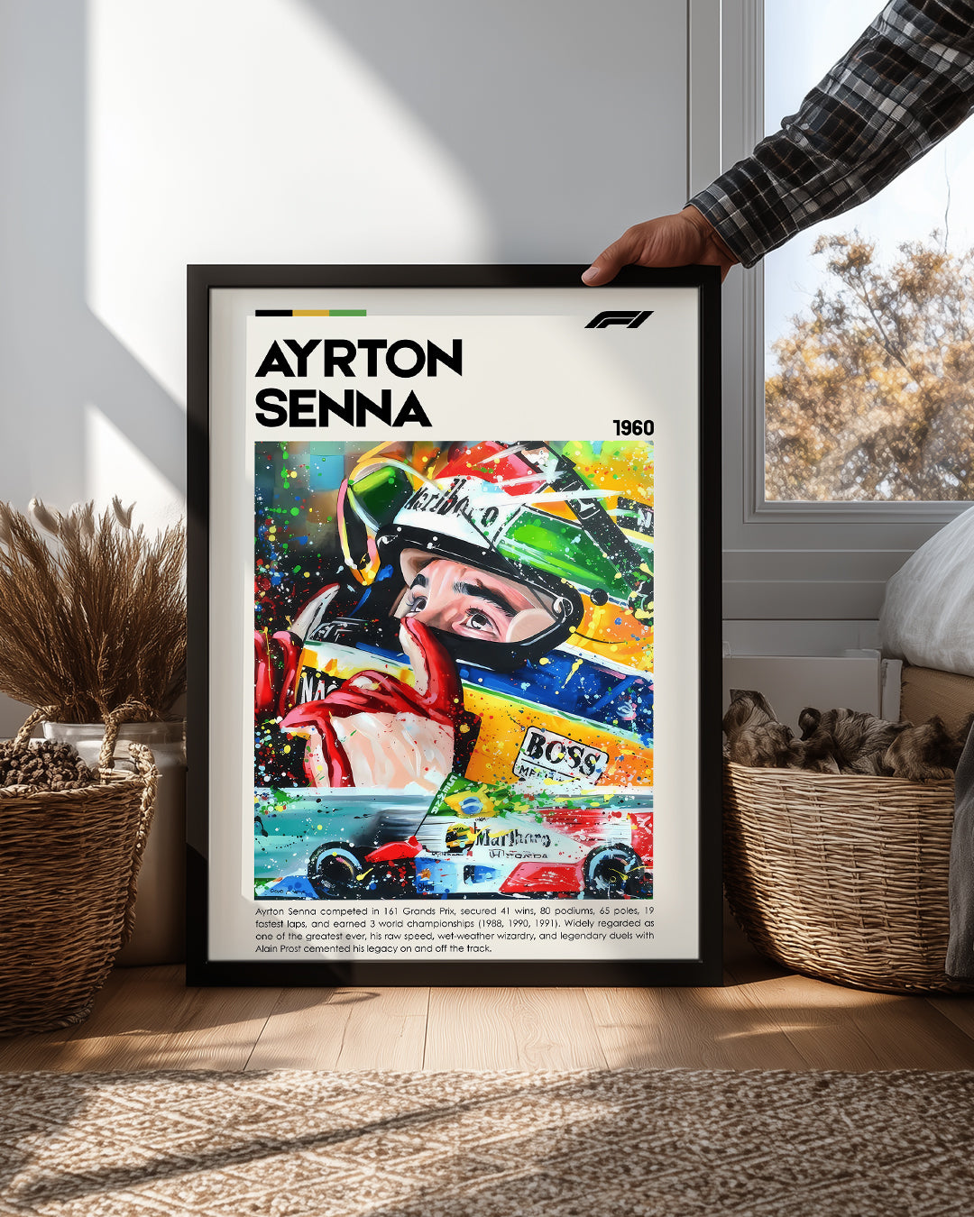 Ayrton Senna Poster Tablosu