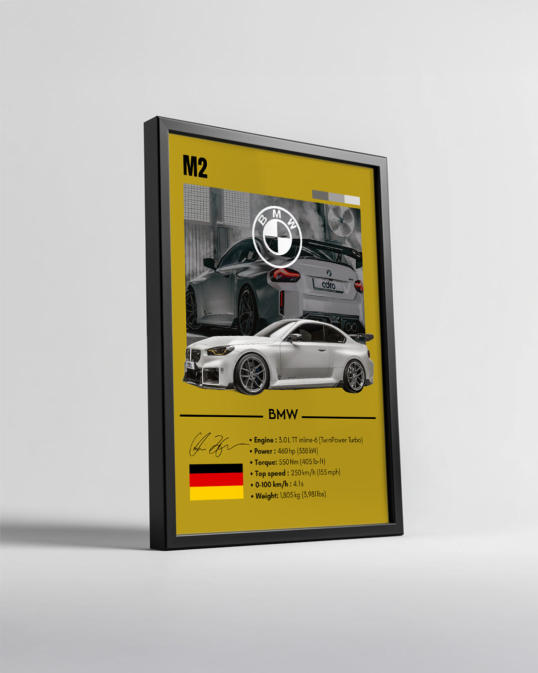BMW M2 Poster Tablosu