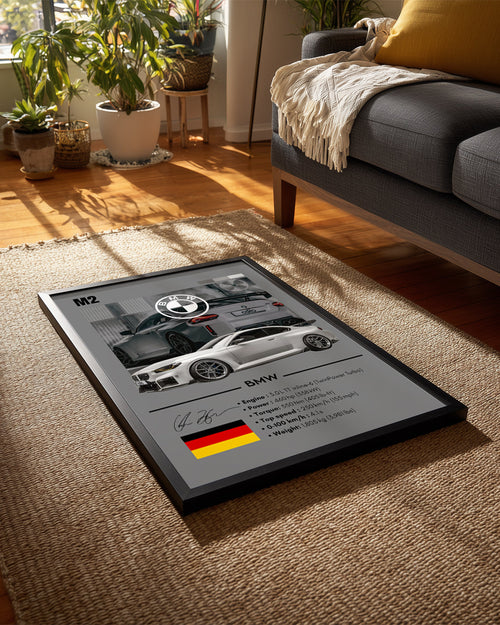 BMW M2 GRİ Poster Tablosu