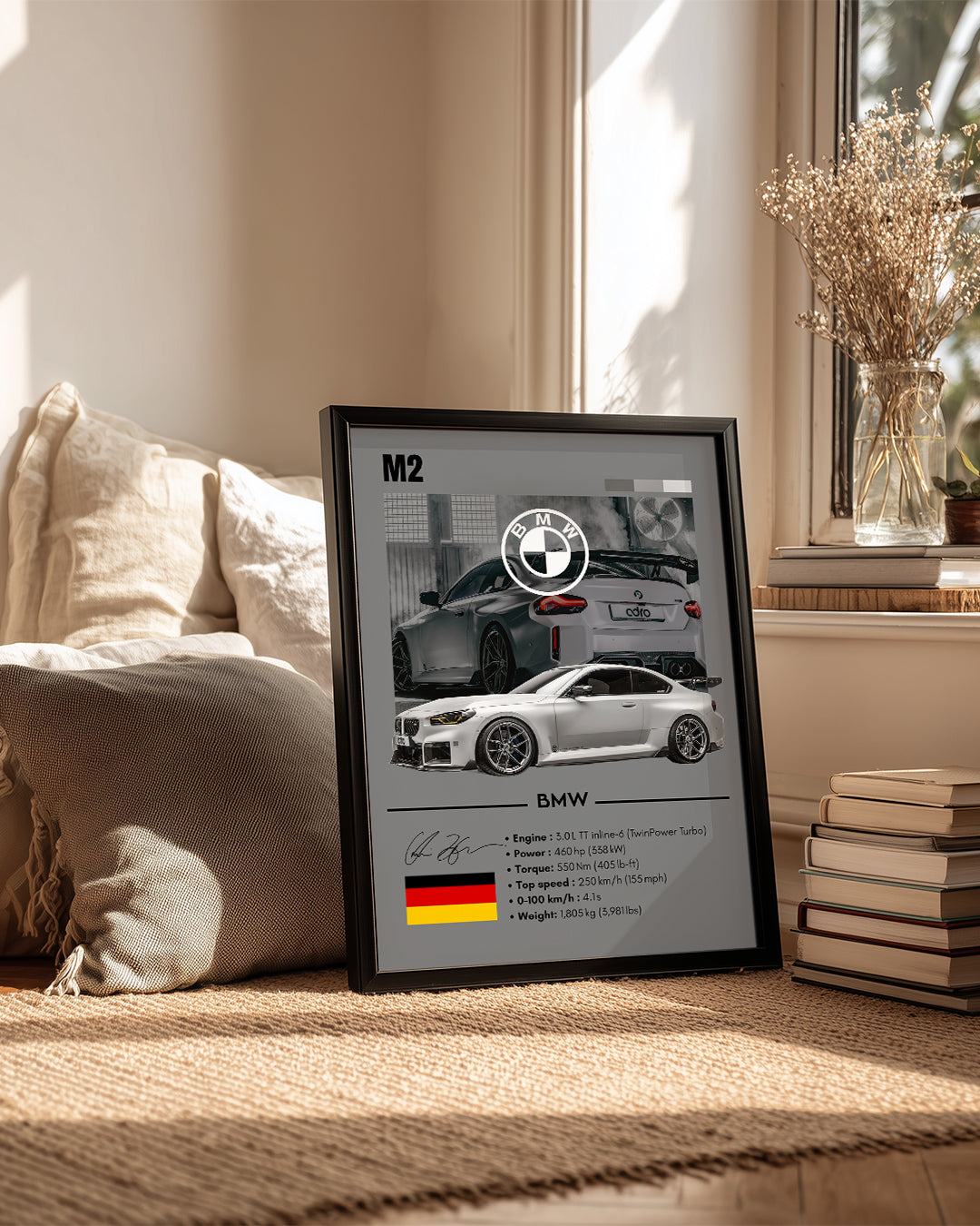 BMW M2 GRİ Poster Tablosu