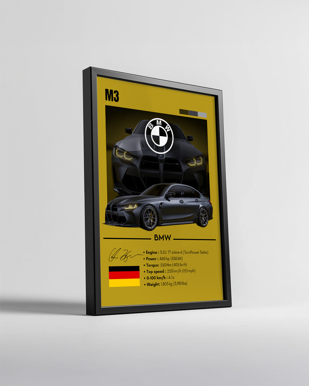 BMW M3 Poster Tablosu