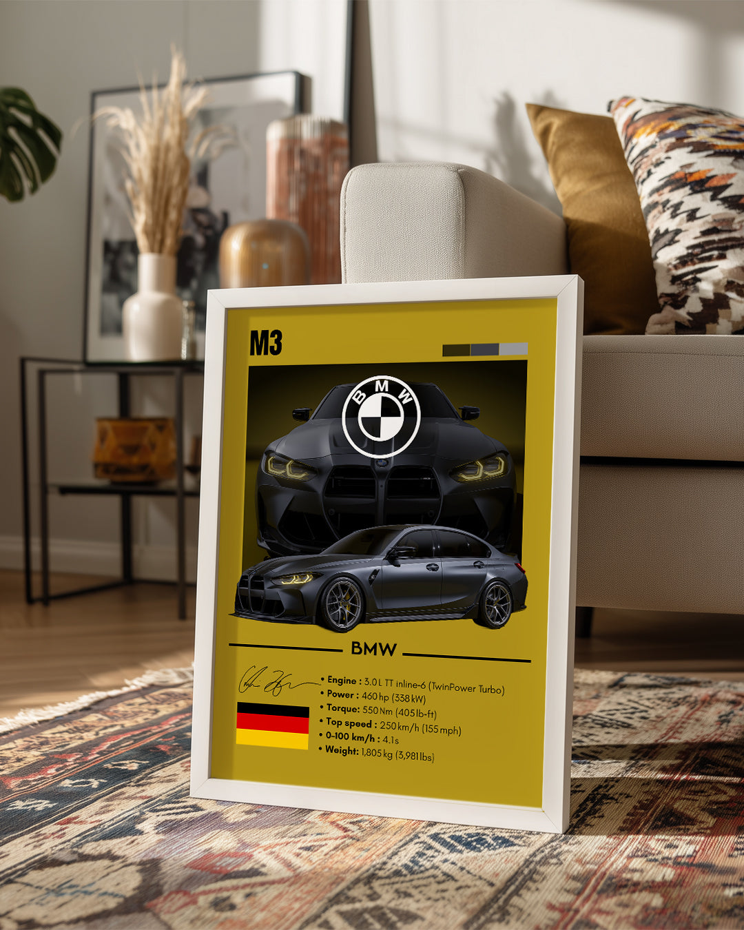 BMW M3 Poster Tablosu