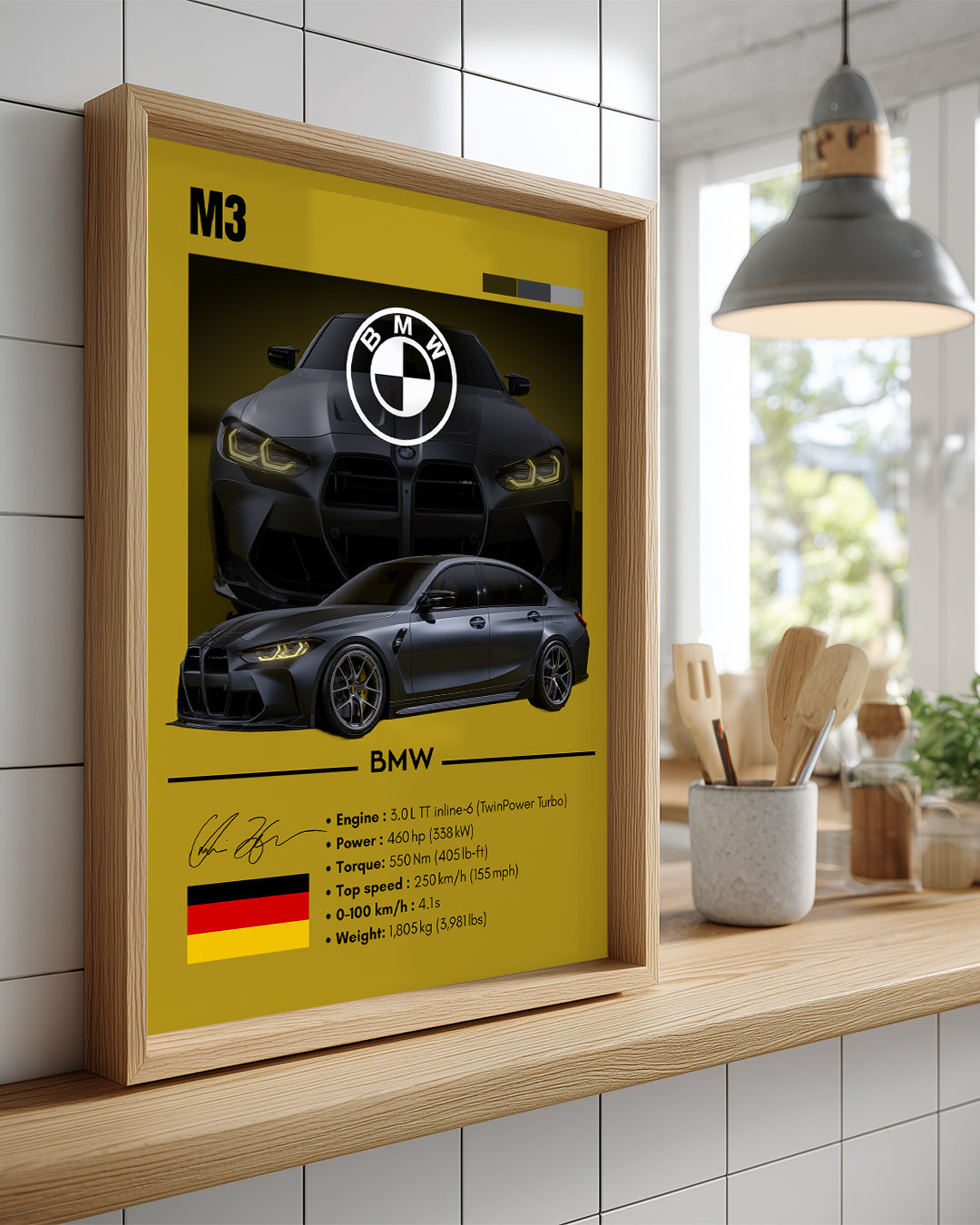 BMW M3 Poster Tablosu
