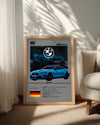 BMW M4 GRİ Poster Tablosu