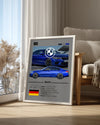 BMW M5 GRİ Poster Tablosu