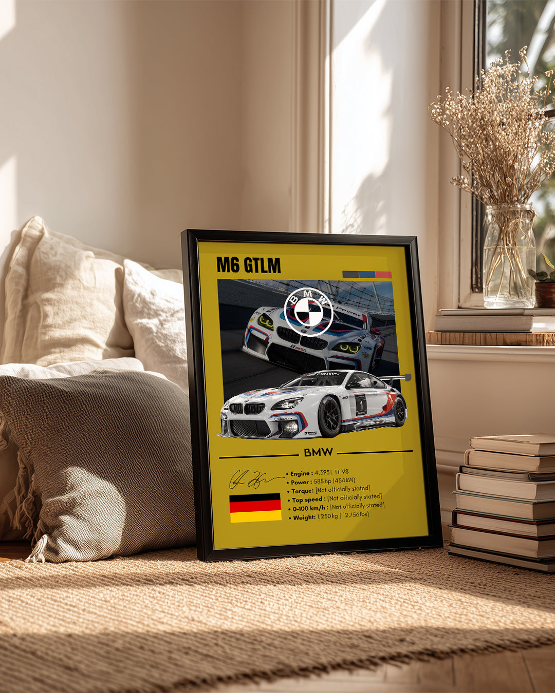 BMW M6 GTLM Poster Tablosu
