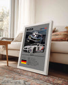BMW M6 GTLM GRİ Poster Tablosu