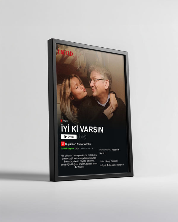 Babalara Özel Netflix Poster Tablosu