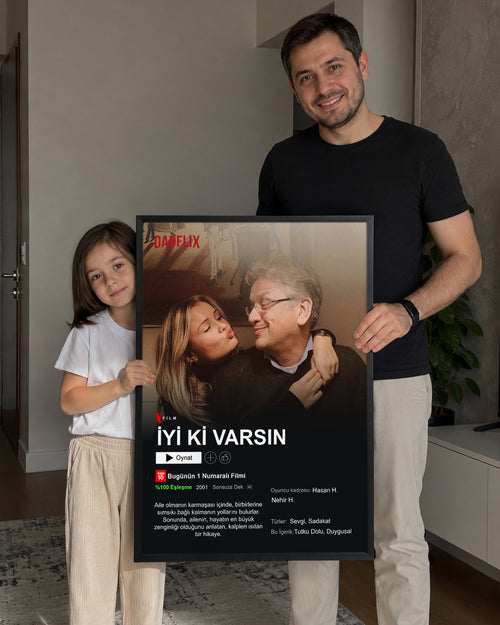 Babalara Özel Netflix Poster Tablosu