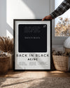 Back In Black - ACDC Poster Tablosu