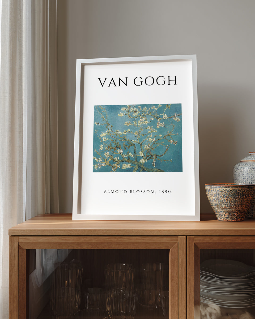 Badem Çiçeği - Vincent van Gogh - 1890 Poster Tablosu
