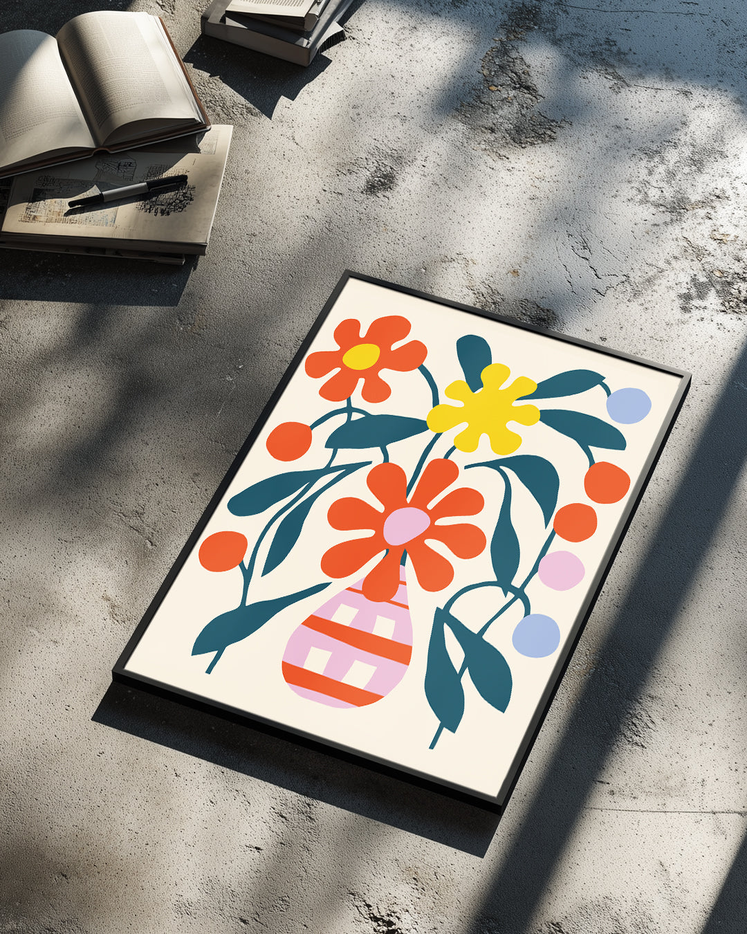 Baie Fleurie Poster Tablosu