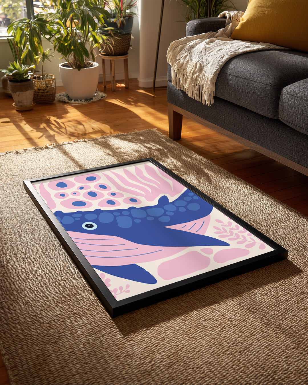 Balina - Mavi Su Kütlesi Poster Tablosu