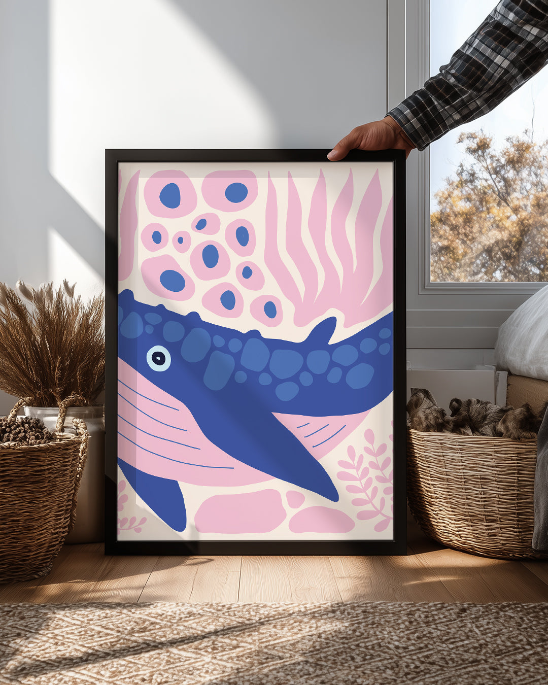 Balina - Mavi Su Kütlesi Poster Tablosu