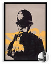 Banksy Copper Poster Tablosu