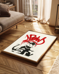 Banksy Rat Poster Tablosu