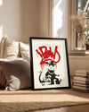 Banksy Rat Poster Tablosu