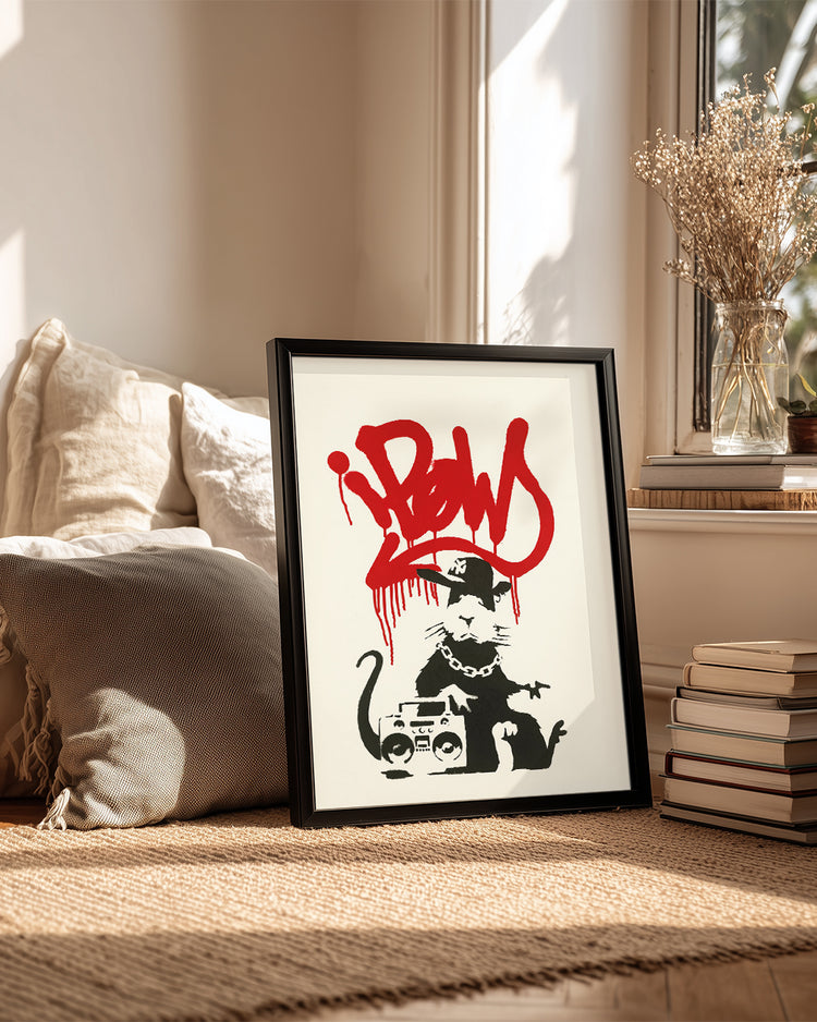 Banksy Rat Poster Tablosu