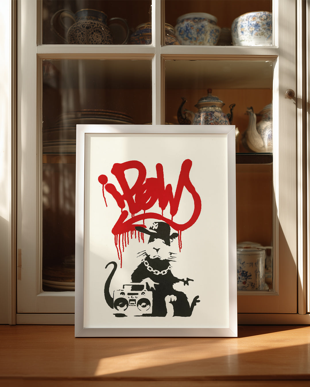 Banksy Rat Poster Tablosu