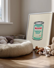 Banksy Soup Poster Tablosu