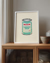 Banksy Soup Poster Tablosu