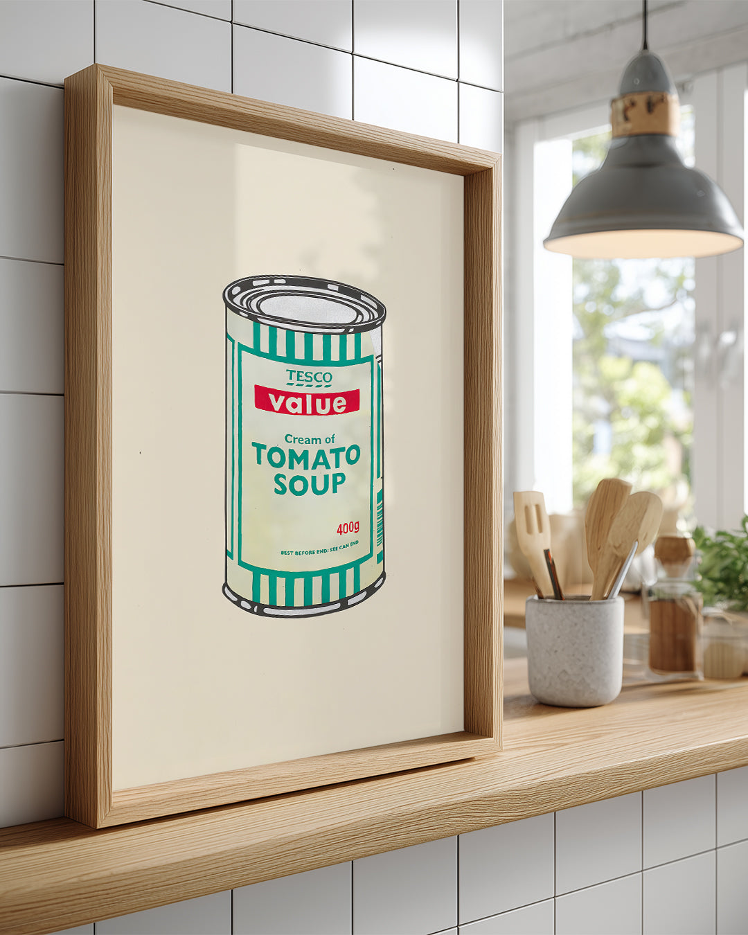 Banksy Soup Poster Tablosu