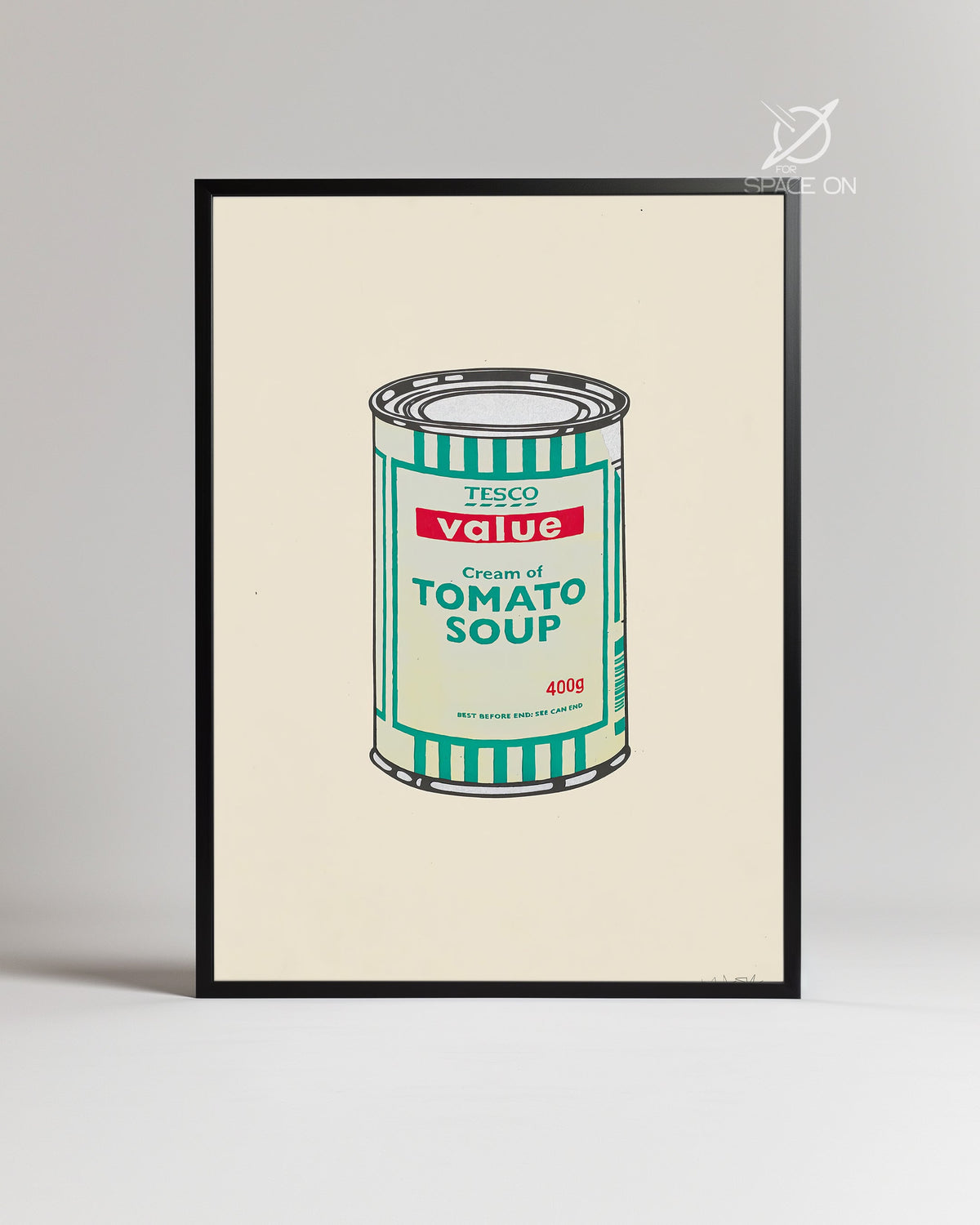 Banksy Soup Poster Tablosu