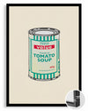 Banksy Soup Poster Tablosu
