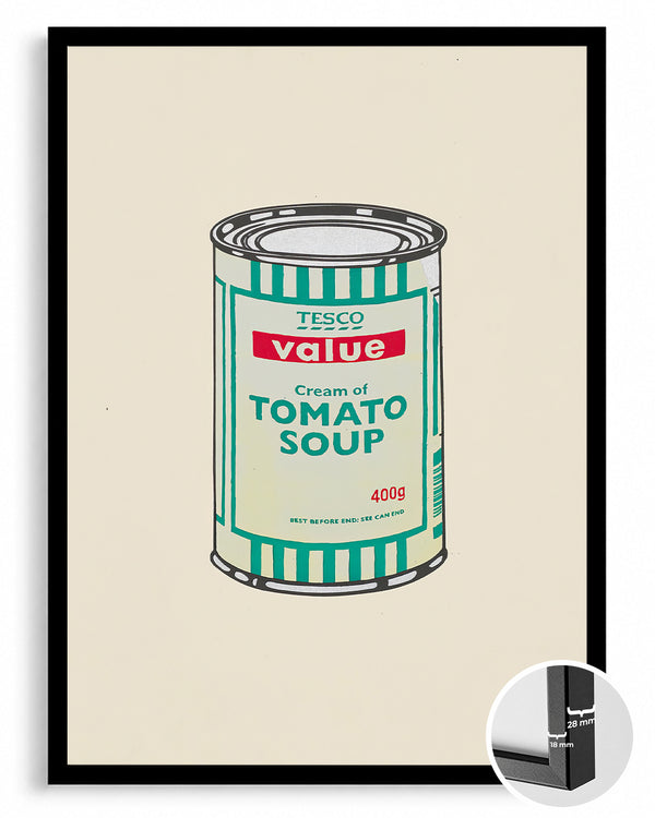 Banksy Soup Poster Tablosu