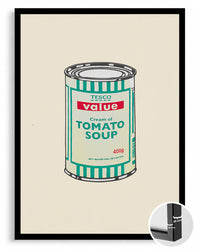 Banksy Soup Poster Tablosu