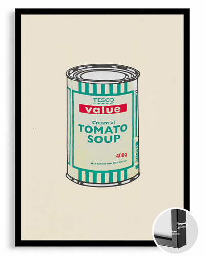 Banksy Soup Poster Tablosu