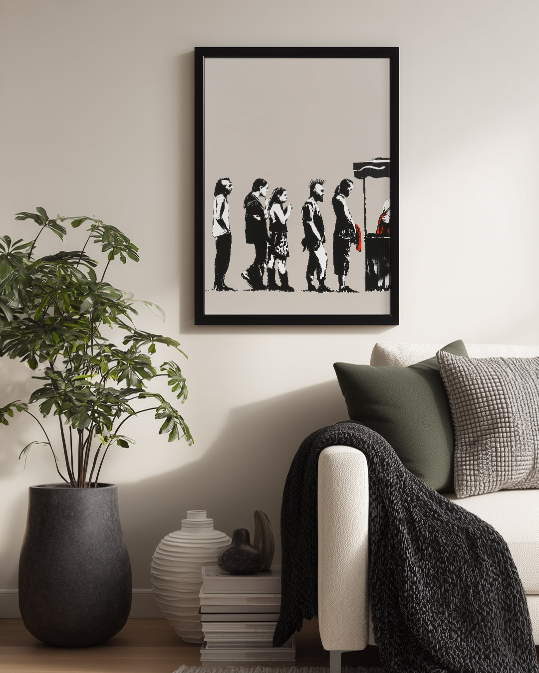 Banksy Stall Poster Tablosu